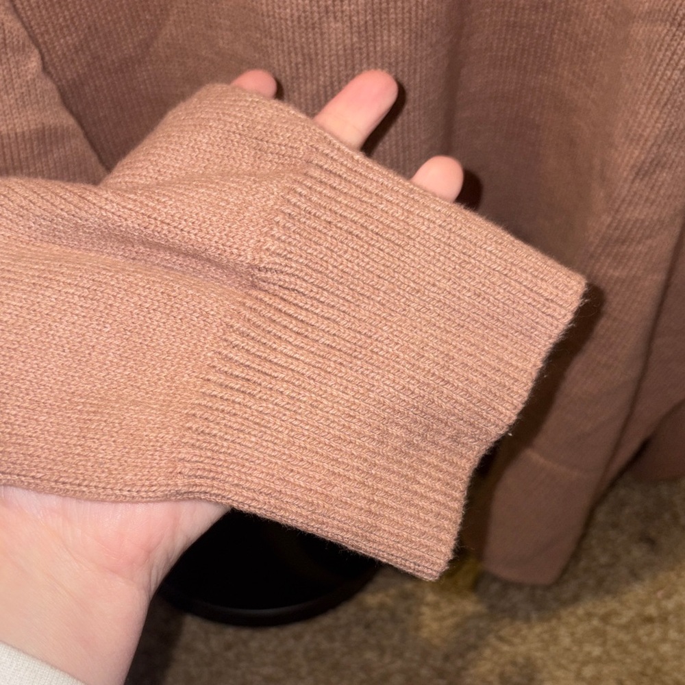 78&Sunny - Amour Brown and Red Women's Crew Neck Sweater - Picture 7 of 9